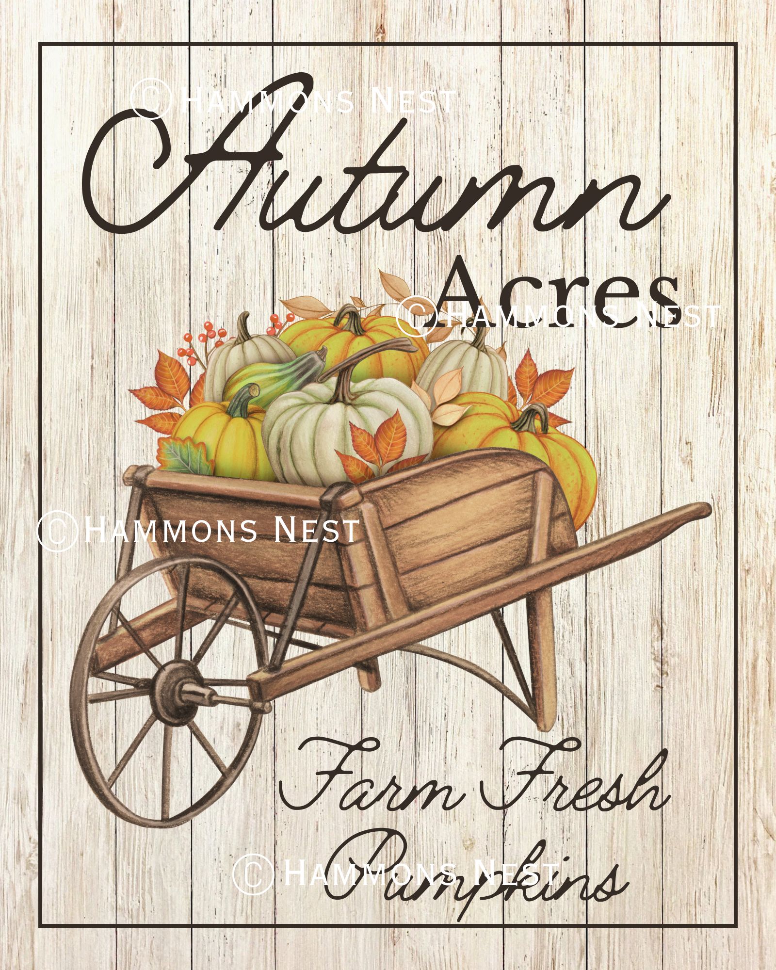 Autumn Acres Pumpkins FREE PRINTABLE – Hammons Nest