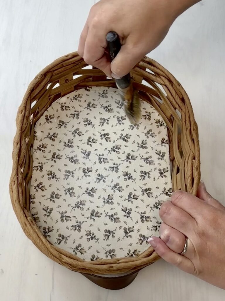 DIY Riser from a Repurposed Pyrex Basket